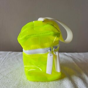 Drunk Elephant Neon Yellow Pouch